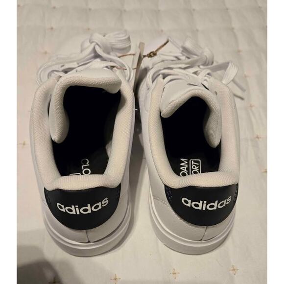 Adidas Advantage 2.0 White and Navy Blue 6.5 W - Picture 4 of 6